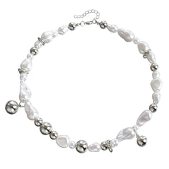 Fashion Trendy Luxury Imitation Pearl Sweet Necklaces for Girls Stylish Glamorous Charms Jewelry for Women Ladies Accessories