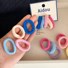 Simple Fashion Sweet High Elastic Scrunchies for Baby Girls Cute Hair Ties for Kids Children Hair Accessories Chinese Suppliers