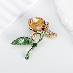 Fashion Flowers Sweet Elegant Brooches for Girls French Style Floral Pins Jewelry for Women Ladies Accessories Chinese Supplier