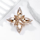 Fashion Glitter Sparkle Sweet Rhinestone Brooches for Girls Elegant Stylish Jewelry for Women Ladies Accessories Wholesale