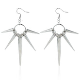 Fashion Simple Punk Spicy Minimalistic Drop Earrings for Girls Glamorous Charms Trendy Jewelry for Women Ladies Accessories