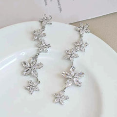 Fashion Graceful Tassel Butterfly Refined Drop Earrings for Girls Sweet Elegant Jewelry for Women Ladies Accessories Wholesale