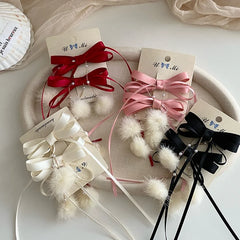 Fashion Trendy Sweet Bowknot Hair Clips for Girls Cute Graceful Alligators for Women Ladies Hair Accessories Chinese Supplier
