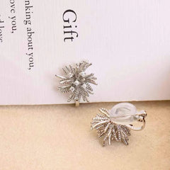 Women Latest Creative Design Irregular Shape Small Clip-on Earring Trendy Elegant Chic Charms Bulk Jewelry Accessories for Daily