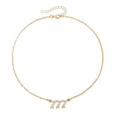Simple Fashion Numbers Trendy 7 Necklaces for Girls Glamorous Charms Jewellry for Women Ladies Accessories Chinese Supplier