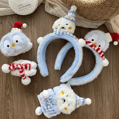 Fashion Sweet Cute Animals Cartoon Head Band for Girls Trendy Fluffy Hair Band for Women Ladies Hair Accessories in Stock