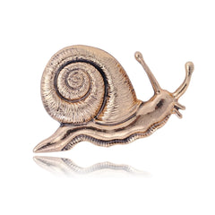 Fashion Snail Animals Sweet Mental Alloy Broohes for Girls Trendy Stylish Pins Jewelry for Women Ladies Accessories Wholesale