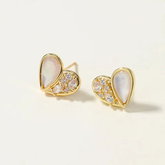 Fashion Sweet Animals Cute Cat Kitty Butterfly Stud Earrings for Girls Apple Fruits Jewelry for Women Ladies Accessories Chic