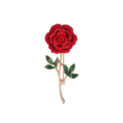 Fashion Sweet Alloy Flowers Trendy Elegant Brooches for Girls Glamorous Floral Pins Jewelry for Women Ladies Accessories Chic