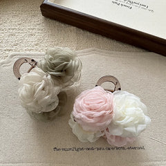 Fashion Sweet Flower Elegant Floral Hair Claw Clips for Girls Elegant Cute Hair Accessories for Women Ladies Chinese Supplier