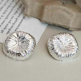 Girls Creative Design Latest Solid Color Medium Stud Earring Fashion Affordable Dainty Wholesale Jewelry Accessories for Causal