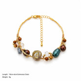 Fashion Baroque Pearl Freshwater Pearl 18K Gold Plated Jewelry Sets for Girls Beads Bracelets Necklace for Women Lady Wholesale