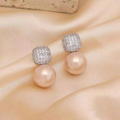 Ladies Imitation Pearl Classic Small Drop Earring Elegant Fashion Graceful Charms Affordable Bulk Jewelry Accessories for Daily