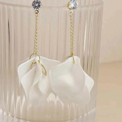 Women Imitation Pearl Tassel Decorative Drop Earring Elegant Glamorous Fashion High Quality Bulk Jewelry Accessories for Causal