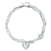 Fashion Sweet Heart Beads Necklaces for Girls Elegant Graceful Charms OOTD Jewelry for Women Ladies Accessories Chinese Supplier
