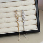 Simple Classic Fashion Tassel Elegant Drop Earrings for Girls Sweet Trendy Stylish Jewelry for Women Ladies Accessories Chic