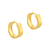 Minimalist Personalized Brushed Irregular Hoop Earrings Cool-toned Fashionable Ear Jewelry European and American Accessory Bulk