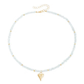 Fashion Trendy Simple Sweet Cute Heart Shaped Necklaces for Girls Minimalistic Art Deco Jewelry for Women Ladies Accessories