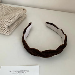 Sweet Fashion Simple Elegant Head Band for Girls Trendy Velvet Hair Band for Women Ladies Hair Accessories Chinese Supplier