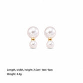 Fashion Pearl Sweet Elegant Classic Stud Earrings for Girls Trendy Simple Jewelry for Women Ladies Wholesale China Supplier