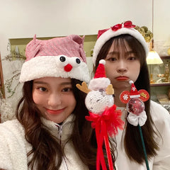 2025 Christmas Fashion Classic Hat for Girls Santa Claws Trendy Stylish Hair Accessories for Women Ladies Chinese Supplier