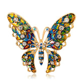 Fashion Dainty Luxury Lustrous Butterfly Brooches for Girls Refined Elegant Pins Jewelry for Women Ladies Accessories Wholesale