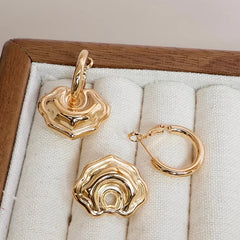 Fashion Trendy Simple Minimalistic Elegant Hoop Earrings for Girls Glamorous Dainty Jewelry for Women Ladies Accessories Chic