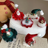 2025 Christmas Fashion Sweet Santa Claws Deers Hair Clips for Baby Girls Trendy Hat Alligators for Kids Child Hair Accessories