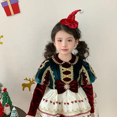 2025 Christmas Classic Solid Color Star Hair Clips for Baby Girls Hat Velvet Sweet Alligators for Kids Child Hair Accessories