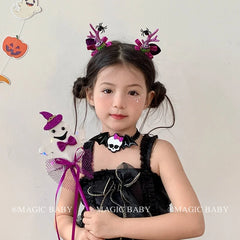 2025 Halloween Classic Ghost Pumpkin Spider Hair Clips for Baby Girl Bat Spooky Devil Alligators for Kids Child Hair Accessories