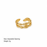 Women Solid Color Simple 18k Gold-plated Copper Silver Rings Wholesale Low MOQ in Stock Fashion Dainty Jewelry for Female Daily