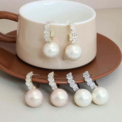 Fashion Sweet Classic Simple Glamorous Drop Earrings for Girls Bowknot Luxury Jewelry for Women Ladies Accessories Wholesale