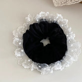 Ladies Solid Color Hot Sale Velvet Simple High Elastic Hair Tie Fashion Chic Elegant Thick Thin Hair Causal Scrunchies Accessory