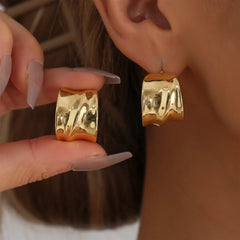 Fashion Simple Glitter Classic Vintage Retro Drop Earrings for Girls Sweet Luxury Dainty Jewelry for Women Ladies Accessories