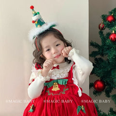 2025 Christmas Fashion Trendy Tree Hair Band for Baby Girls Sweet Cute Kawaii Head Band for Kids Children Hair Accessories