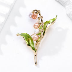 Fashionable Flower Sweet Elegant Trendy Brooches for Girls Glamorous Charms Pins Jewelry for Women Ladies Accessories Hot Sale