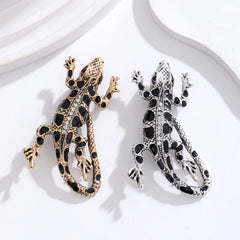 Fashion Lizard Elegant Cool Spicy Brooches for Girls Trendy Stylish Glamorous Animals Pins Jewelry for Women Ladies Accessories