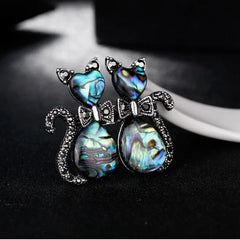 Fashion Cats Sweet Elegant Dainty Lustrous Brooches for Girls Stylish Animals Pins Jewelry for Women Ladies Accessories Cute