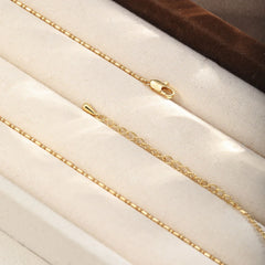 Women Minimalistic Chain Copper Zircon Necklace Factory Price Low MOQ in Stock Simple Fashion Jewelry for Female Causal Daily
