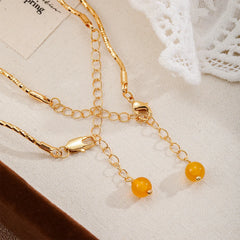 Fashion Freshwater Pearl Copper 18K Gold Natural Stone Bracelets for Girls Sweet Crystal Jewelry for Women Ladies Wholesale Bulk