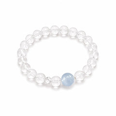 Female Yellow White Blue Crystal Energy Bracelet Simple Fashion Charms Factory Price Low MOQ in Stock Jewelry for Women Daily
