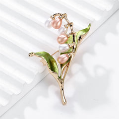 Fashionable Flower Sweet Elegant Trendy Brooches for Girls Glamorous Charms Pins Jewelry for Women Ladies Accessories Hot Sale