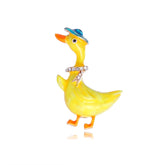 Cartoon Cute Yellow Duck Sweet Brooches for Girls Sweet Animals Stylish Pins for Women Ladies Accessories Jewelry Wholesale