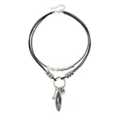 Fashion Simple Trendy Leafs Necklaces for Girls Minimalistic Charms Stylish Jewellry for Women Ladies Accessories Wholesale