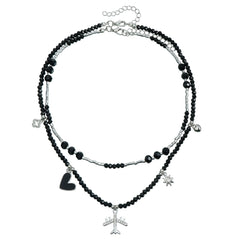 Fashion Beads Airplane Trendy Chic Necklaces for Girls Glamorous Dainty Jewelry for Women Ladies Accessories Wholesale Sweet