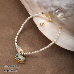 Fashion Glass Pearl Animals Horse Cute Pendent Necklaces for Girls Sweet Jewelry for Women Ladies Wholesale China Manufacturer
