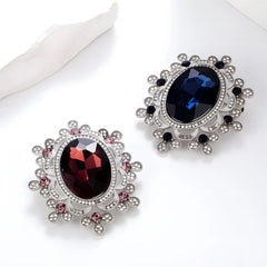 Fashion Luxury Rhinestone Glitter Sparking Brooches for Girls Sweet Vintage Retro Pins Jewelry Accessories Wholesale Hot Sale