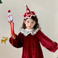 2025 Christmas Tree Snow Man Reinderr Sticks for Baby Girls Fashion Playful Hair Accessories for Kids Children Chinese Supplier