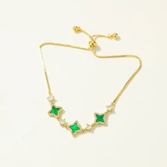 Fashion Cute Sweet Heart Shaped Bracelets for Girls Dainty Chain Elegant Luxury Jewelry for Women Ladies Accessories Wholesale