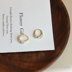 Female New Design High Quality Mini Hoop Earring Trendy Glamorous Luxurious Dainty Wholesale Jewelry Accessories for Daily Use